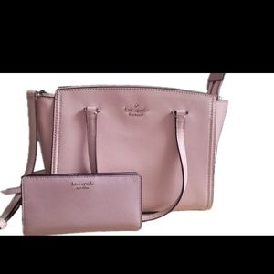 Kate Spade Light Pink Shoulder Bag and Wallet
